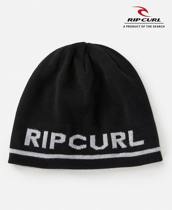 Gorro De Lana Rip Curl Rca Bn Reversilble Negro Gris