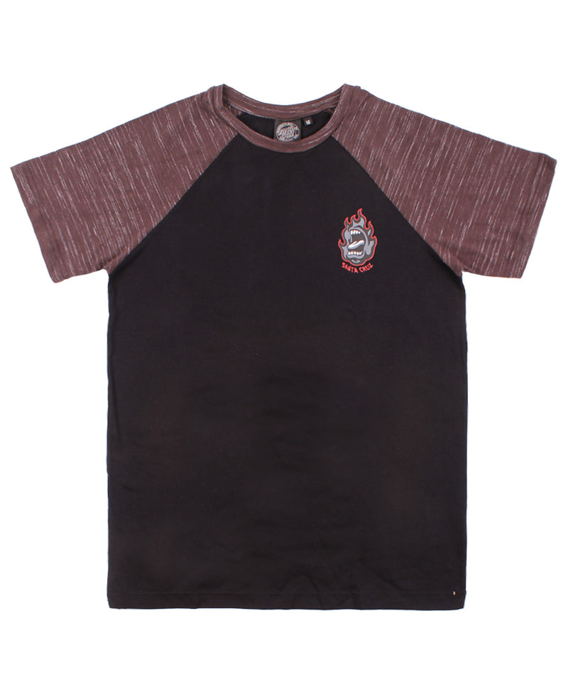 Remera Santa Cruz Kids Ringed Screaming Flame