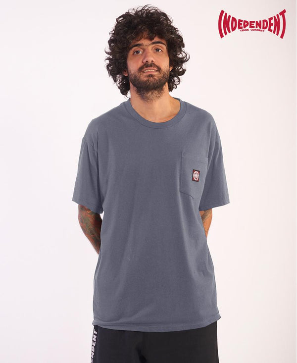 Remera Independent Te Btg Pocket Gris