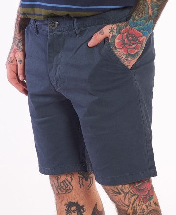 Bermuda Volcom Hombre Wa Chino Beach 19 K8 Azul