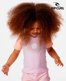 Remera De Lycra Rip Curl Kids Rcw M Ly Mc Seamist