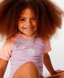 Remera De Lycra Rip Curl Kids Rcw M Ly Mc Seamist