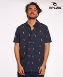 Camisa Rip Curl H Sh Mc Reg Hula K2 Beach Azul