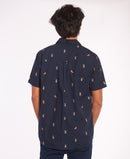 Camisa Rip Curl H Sh Mc Reg Hula K2 Beach Azul