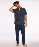 Camisa Rip Curl H Sh Mc Reg Hula K2 Beach Azul