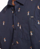 Camisa Rip Curl H Sh Mc Reg Hula K2 Beach Azul