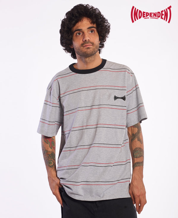 Remera Independent Hombre Loose Striped