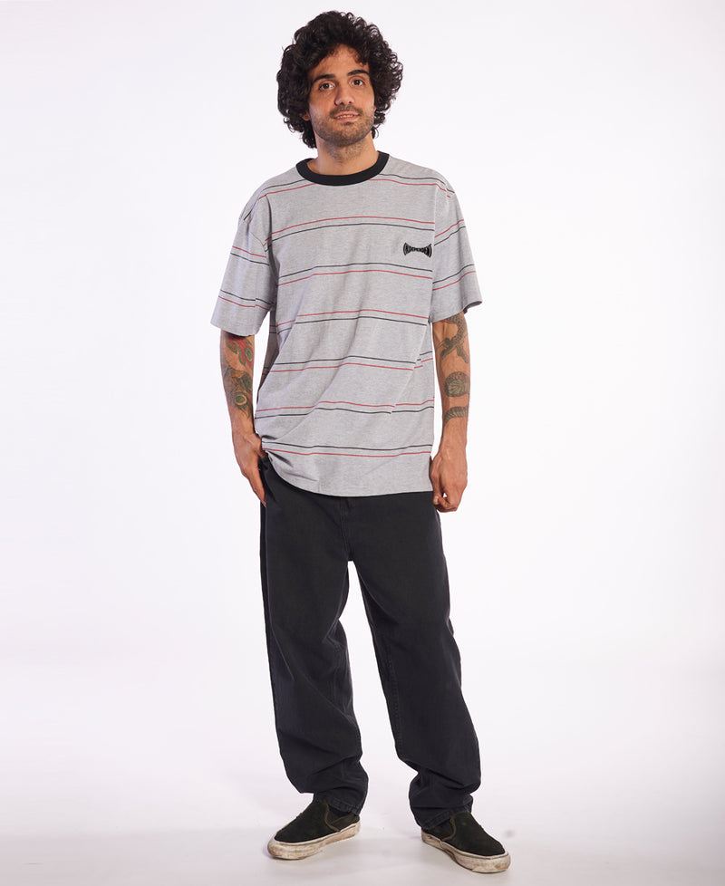 Remera Independent Hombre Loose Striped