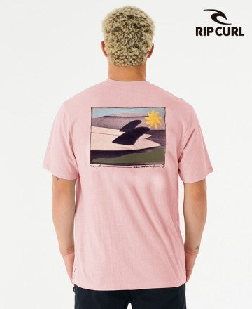 Remera Rip Curl Hombre TE MC Snow (K9) SALTWATER