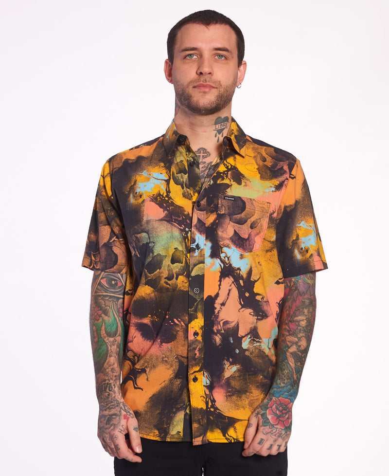 Camisa Volcom Hombre  Sh Mc Skull Print (K3)