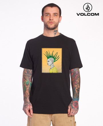 Remera Volcom Te Mc Altarium Basic Negro