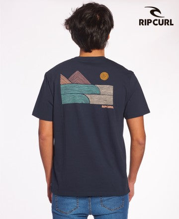 Remera Rip Curl Hombre TE MC (KK) RLX NEW CALIFORNIA