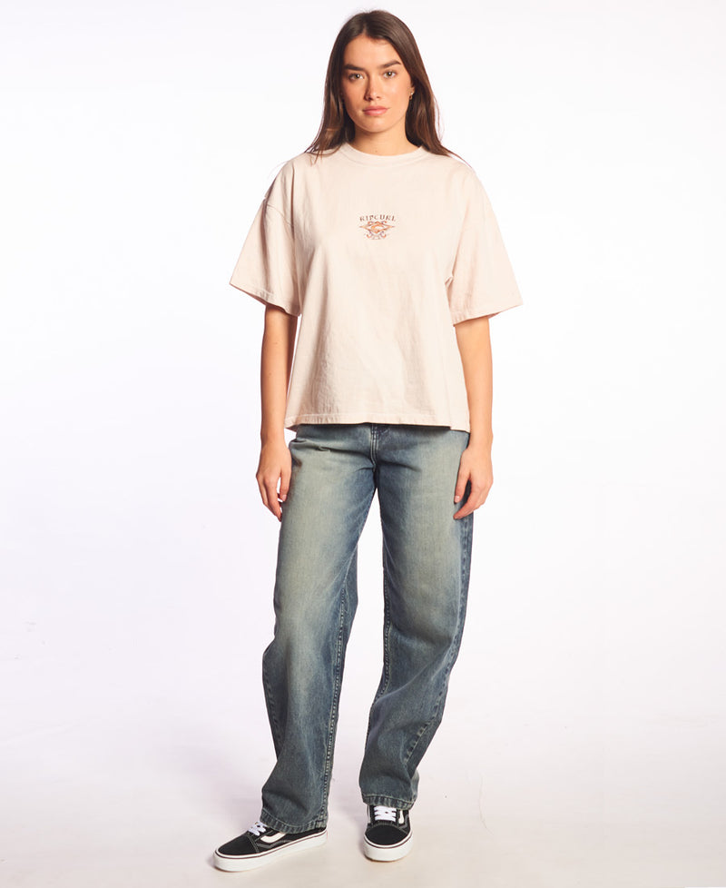 Remera Rip Curl M Over Process Butterf