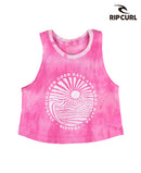Musculosa Rip Curl Kids Te Tank Crop Batik K0 Rosa