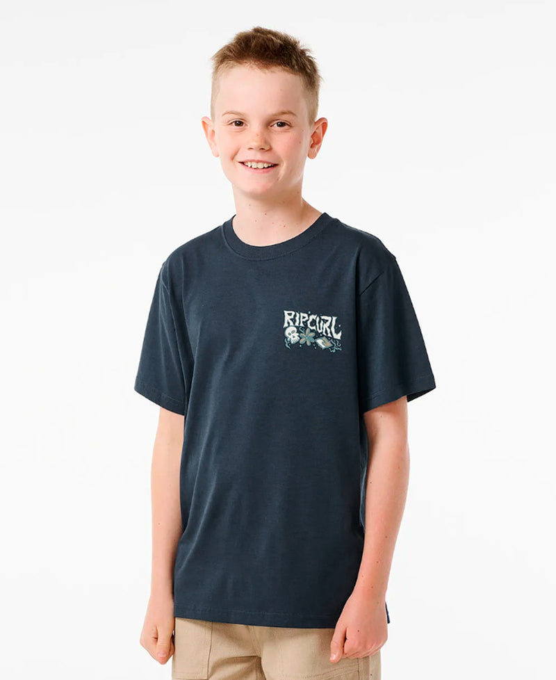 Remera Rip Curl Kids  Pushing (M2)