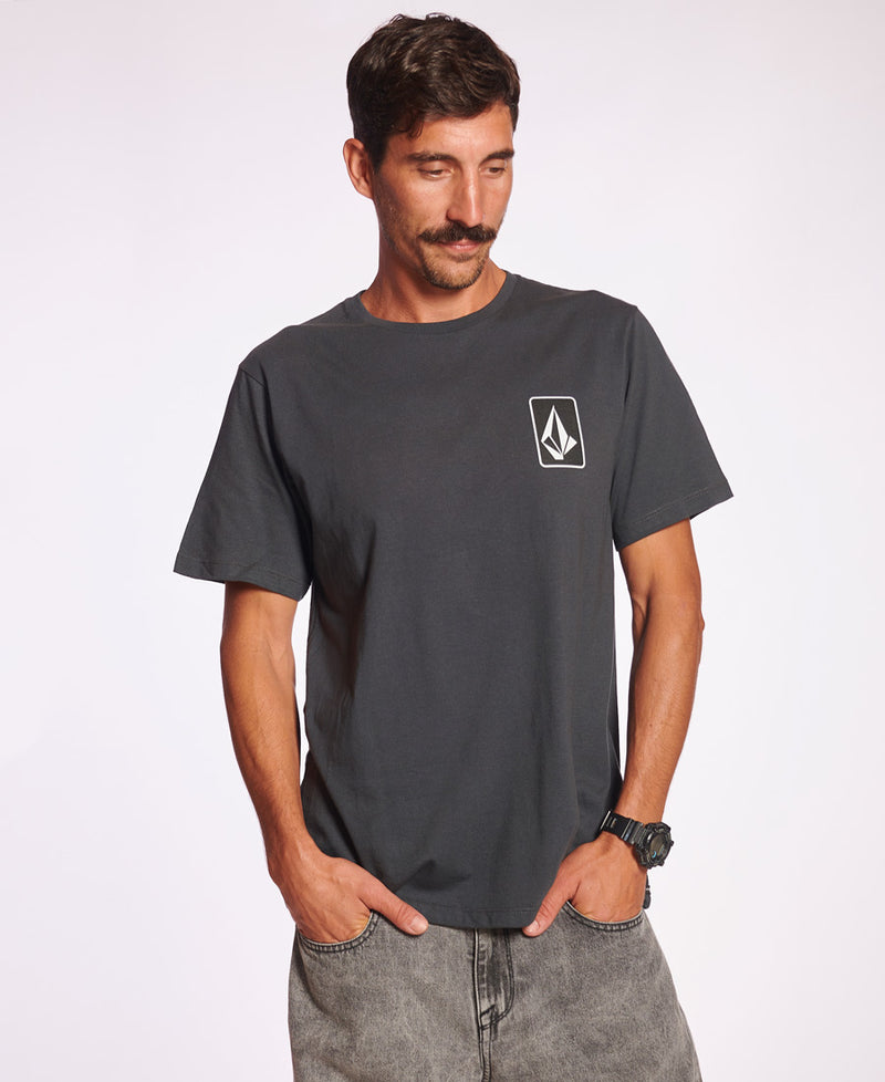 Remera Volcom Skate Vitals Gris