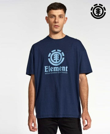 Remera Element Vertical Oversize Tee Azul