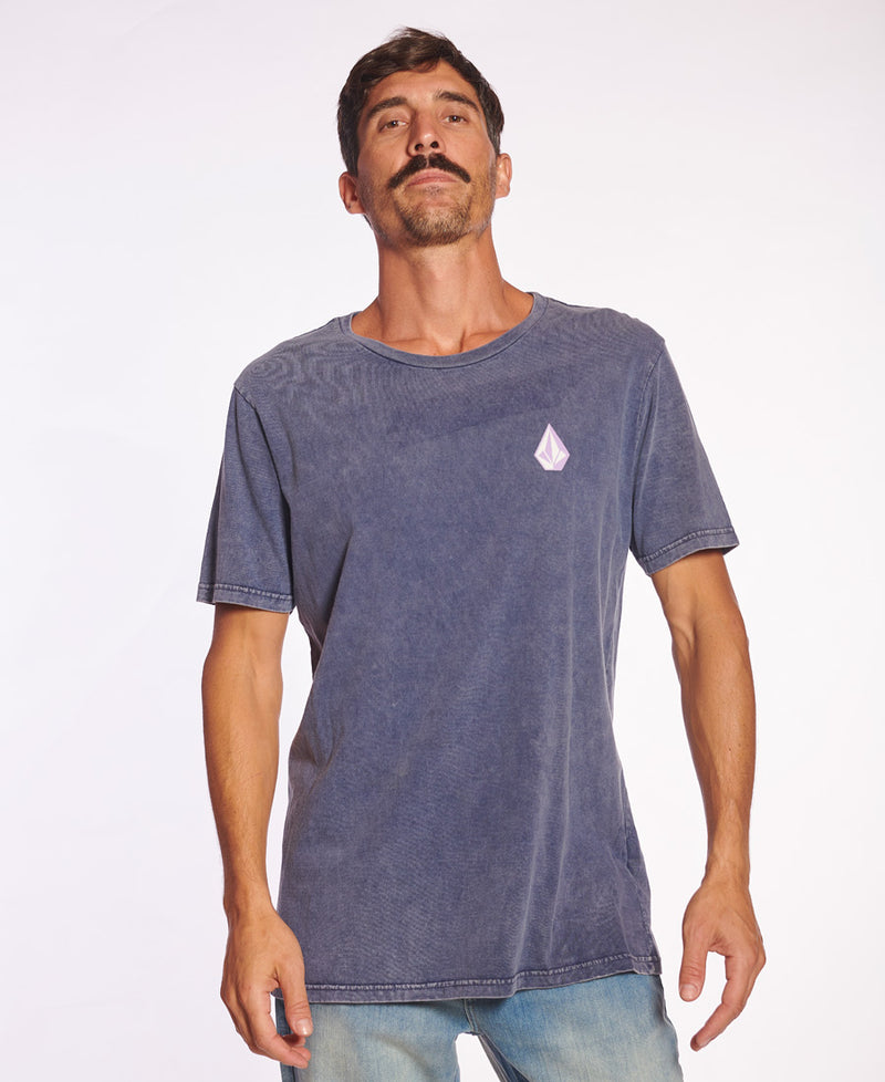 Remera Volcom Te Mc Process Print Kb Azul