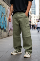 Pantalón Rip Curl Loose Cargo Desmontable Verde