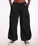 Pantalón Y Tú Quique H Cargo Parachute Negro