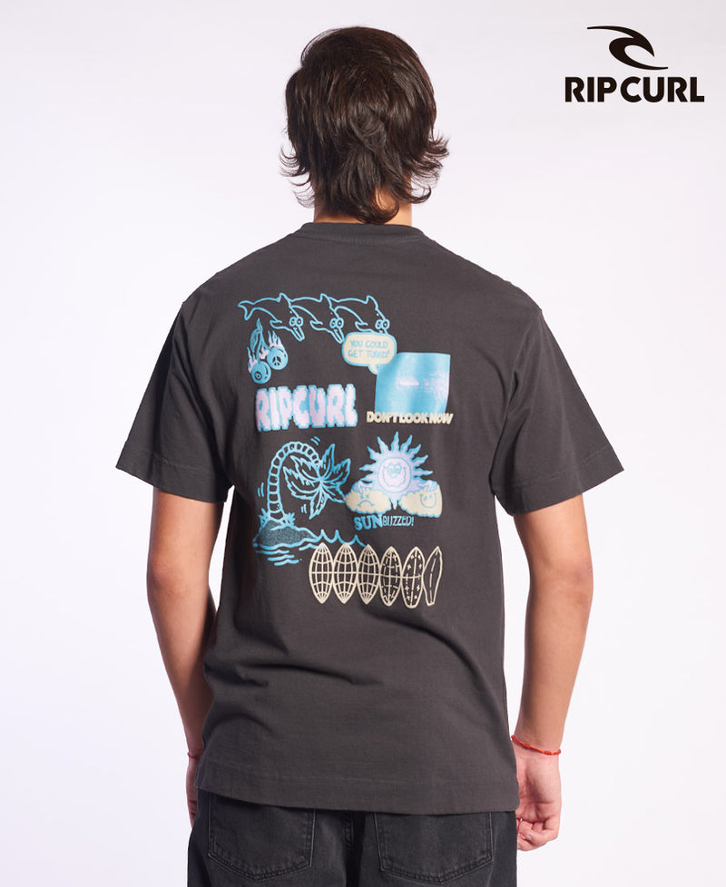 Remera Rip Curl Hombre Te Mc Over Sun Buzzed (M2)