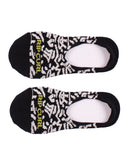 Medias Rip Curl M Gj So No Show Jackard Pack x2 Pares Negro