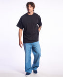 Remera Rip Curl H MC Oversize Plain Negro (O2)
