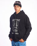 Buzo Independent H Indy Fe Hood Boxy Double Print Negro