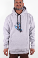 Buzo Santa Crus Hood Hand Gris