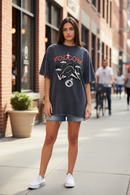 Remera Volcom Long Over Acid Gris