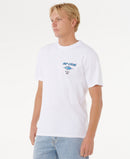 Remera Rip Curl Fade Out Icon Blanco