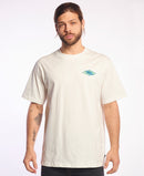 Remera Rip Curl Hombre Loose Big Block Blanco