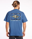 Remera Rip Curl Hombre Loose Big Block Azul