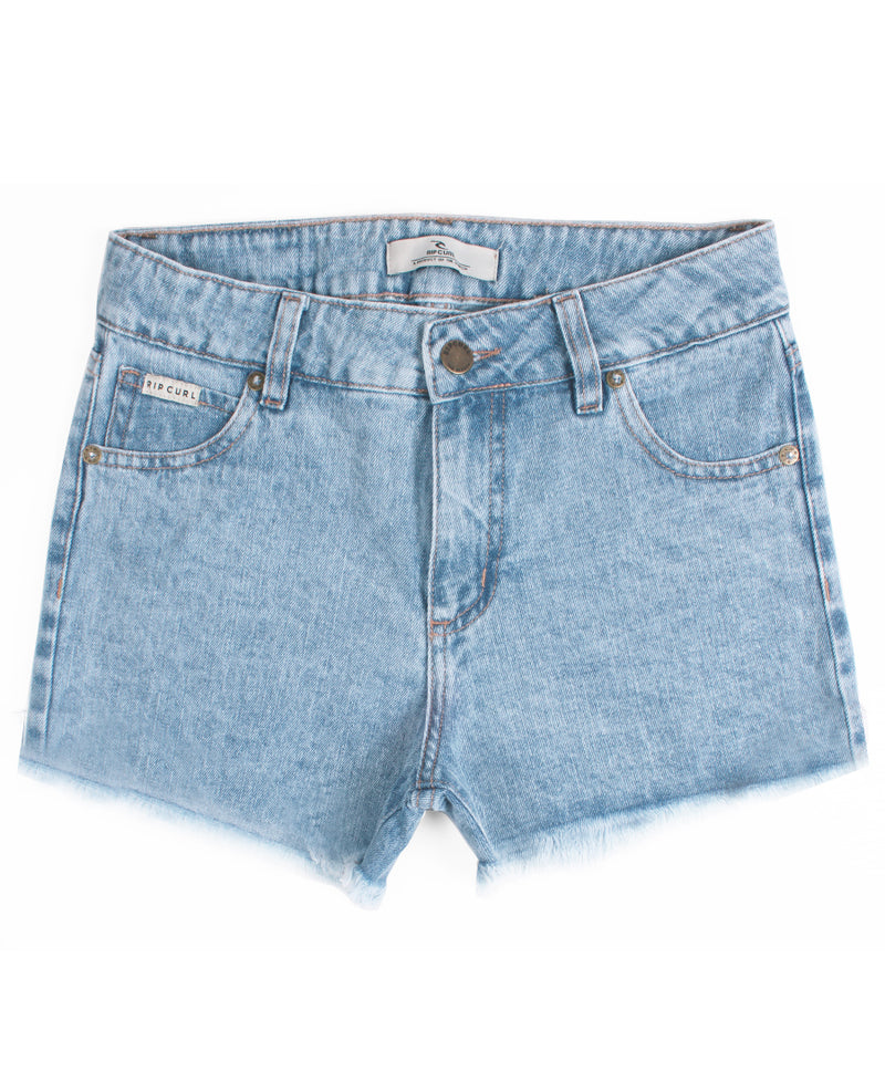 Short Rip Curl Kids Blue Frayed