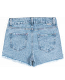 Short Rip Curl Kids Blue Frayed