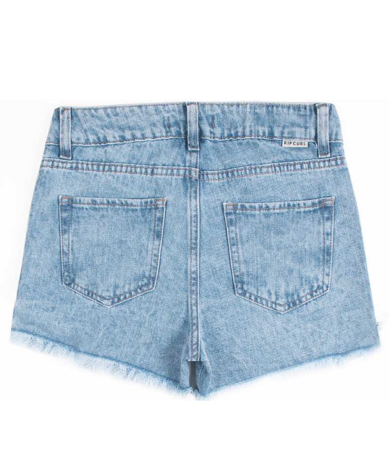 Short Rip Curl Kids Blue Frayed