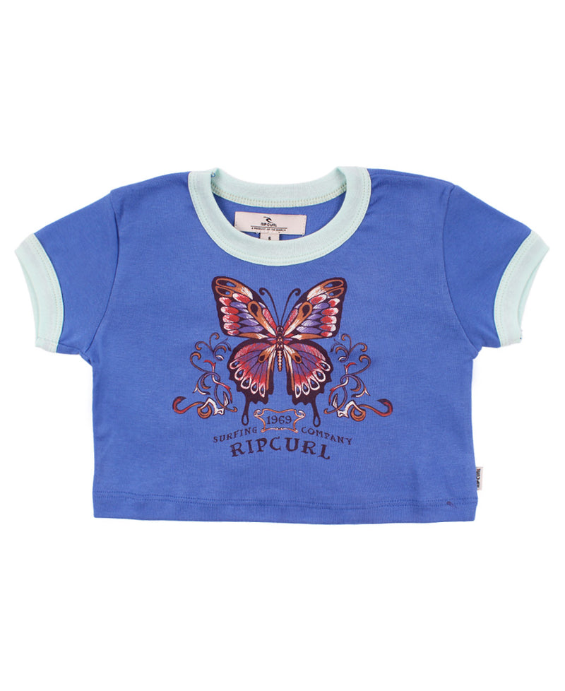 Remera Rip Curl Kids Mc Butterfly Ribb