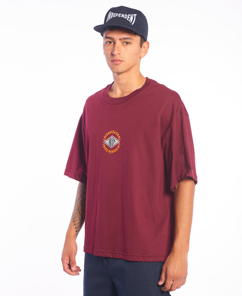 Remera Independet H Boxy Fire (O2)