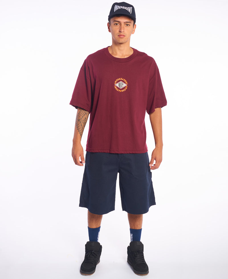 Remera Independet H Boxy Fire (O2)