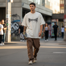 Remera Independent  Logo Blanco