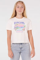 Remera Rip Curl Kids Crop Sunset