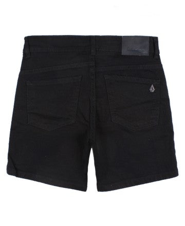 Bermuda Volcom Kids K Wa Je (K2) Skinny 2x4 Black STN