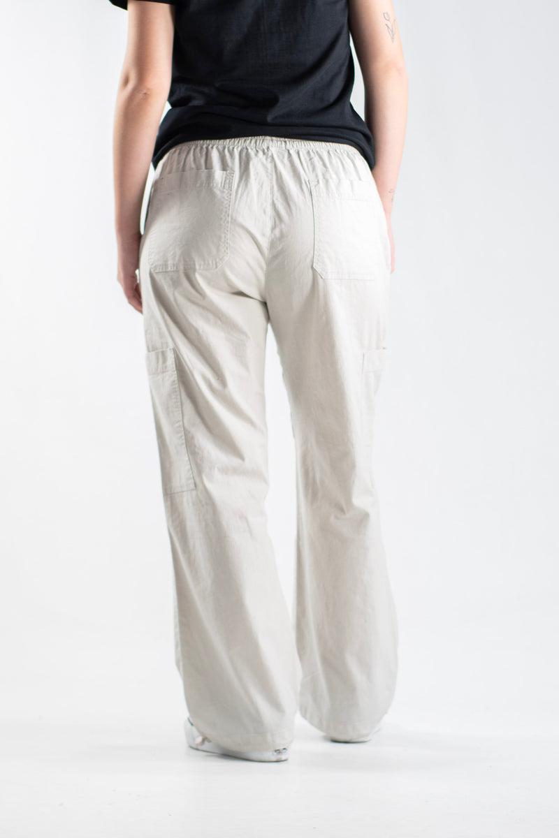 Pantalon Ocn H Oslo Blanco Cargo