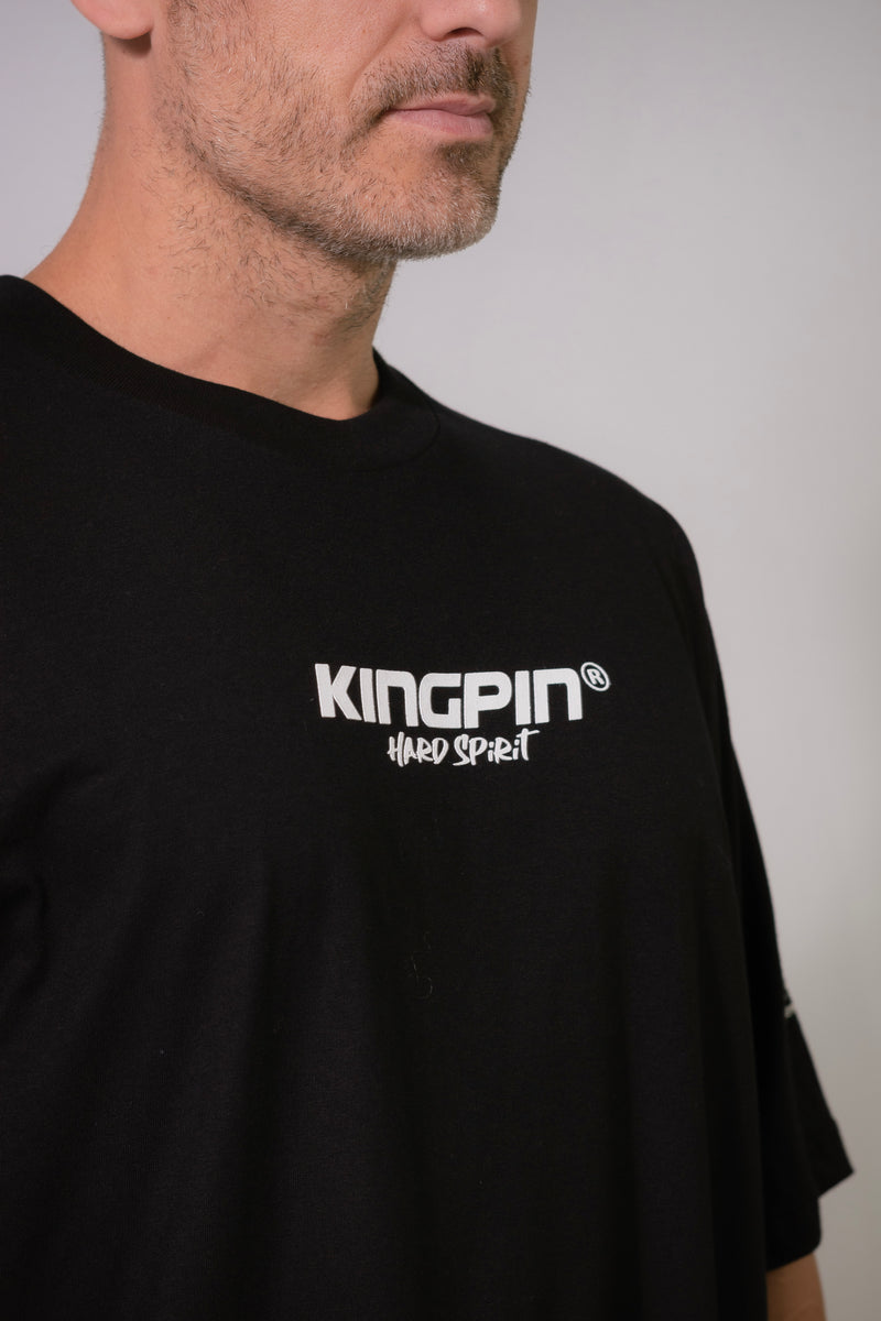 Remera Kingpin Hombre Relax Negro Y5