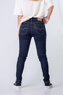 Jean Levis M 721 Hi Rise Skinny Cast Shadow Rinse