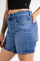 Short Levis Mujer Mid Thigh