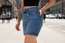 Short Levis Mujer Mid Thigh Azul