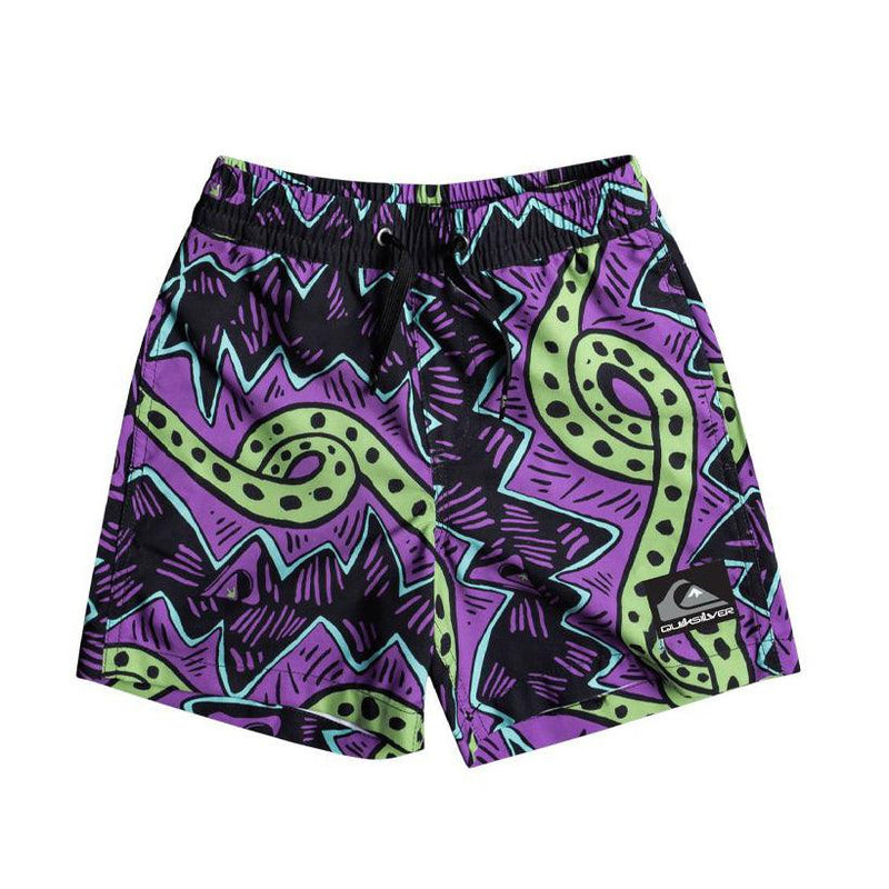 Short de Baño QUIKSILVER TB VOLLEY NEXT GEN KIDS VIOLETA PRINT