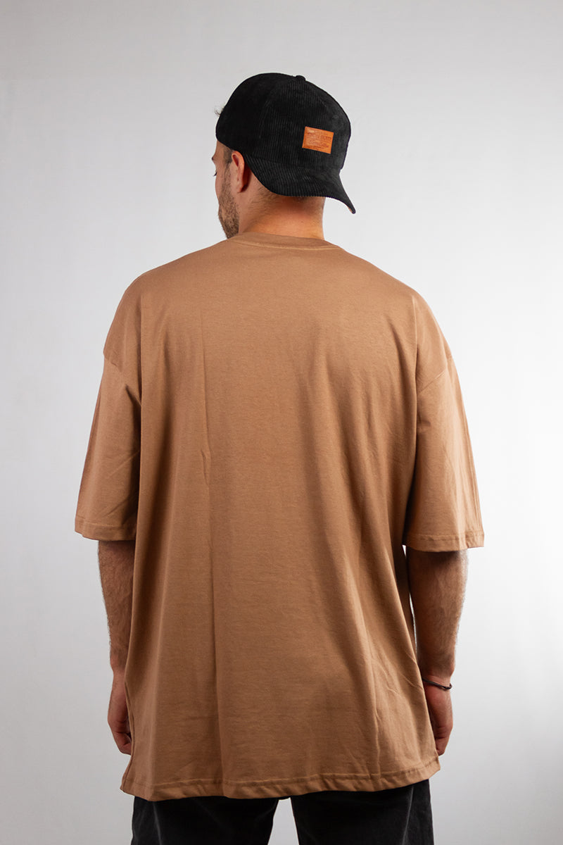 Remera Ocn Original Oversize Camel (I8)