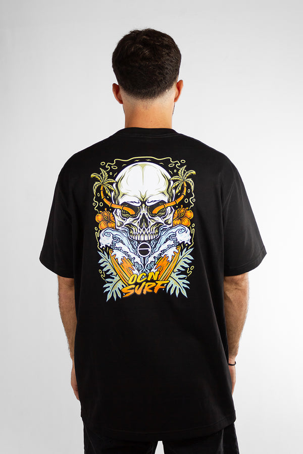 Remera Ocn H Premium Negro L9